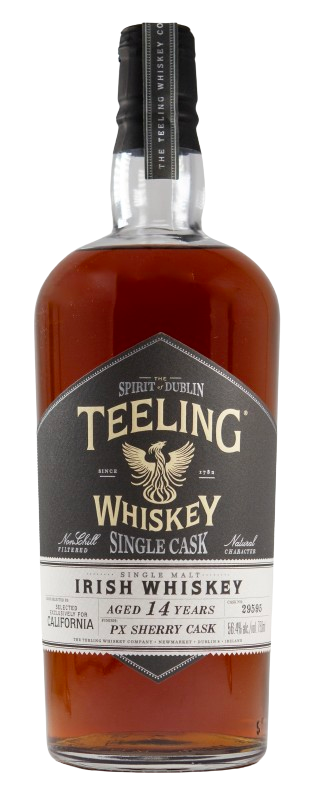 TEELING 14 YEAR PX SHERRY CASK IRISH WHISKEY 750ML BOTTLE