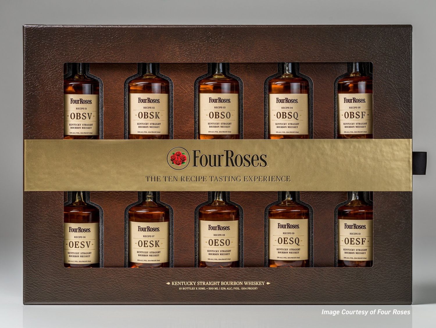 FOUR ROSES THE TEN RECIPE TASTING EXPERIENCE 10 BOTTLES 50ML
