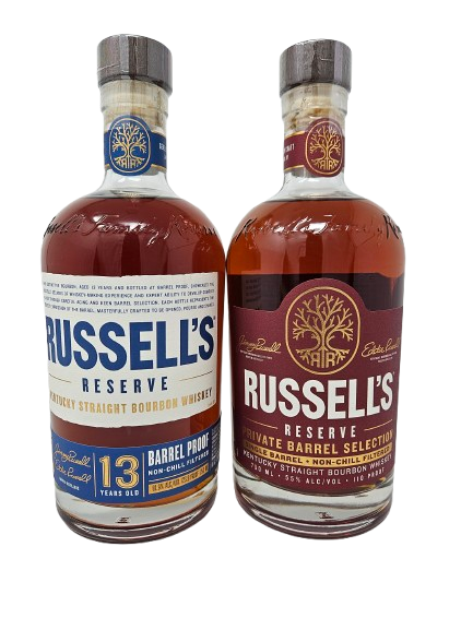 RUSSELL&#39;S 13 YEAR 2025 BOURBON PACKAGE 750ML
