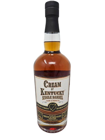 CREAM OF KENTUCKY HEALTHY SPIRITS EXCLUSIVE SINGLE BARREL CASK STRENGTH BOURBON 750ML