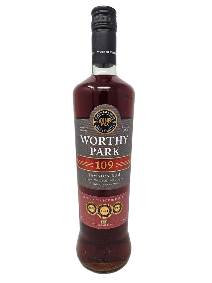 WORTHY PARK 109 JAMAICA (DARK) RUM 750ML