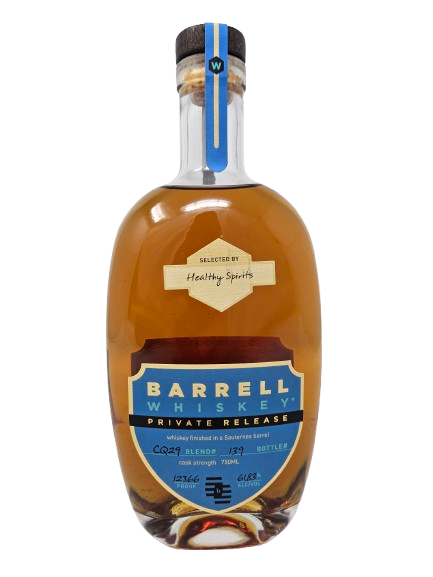 BARRELL WHISKEY HEALTHY SPIRITS EXCLUSIVE SAUTERNES FINISHED 750ML