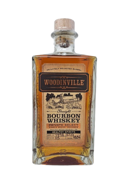 WOODINVILLE HEALTHY SPIRITS SINGLE BARREL BOURBON 750ML
