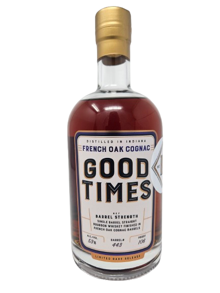 (JUNE 24 WHISKEY CLUB) GOOD TIMES COGNAC FINISHED HEALTHY SPIRITS SINGLE BARREL BOURBON 750ML