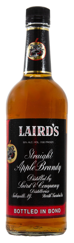 LAIRD'S STRAIGHT APPLE BRANDY BOTTLED IN BOND 750ML LAIRD'S STRAIGHT APPLE BRANDY BOTTLED IN BOND 750ML