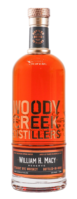 WOODY CREEK WILLIAM H. MACY RESERVE 10 YEAR RYE 750ML WOODY CREEK WILLIAM H. MACY RESERVE 10 YEAR RYE 750ML