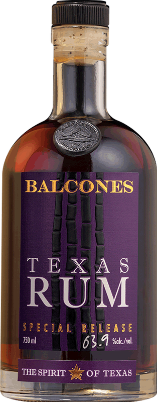 BALCONES TEXAS POT STILL RUM 127.2 PROOF 750ML BALCONES TEXAS POT STILL RUM 127.2 PROOF 750ML
