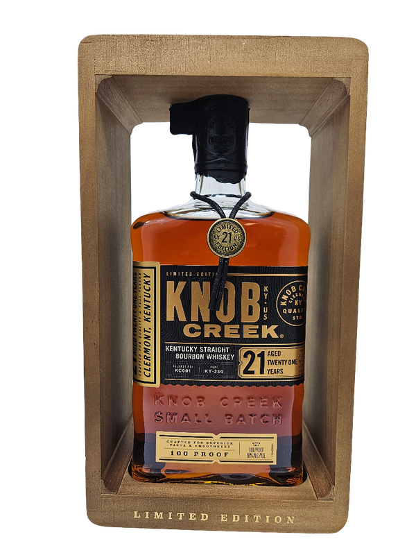 KNOB CREEK 21 YEAR BOURBON 750ML