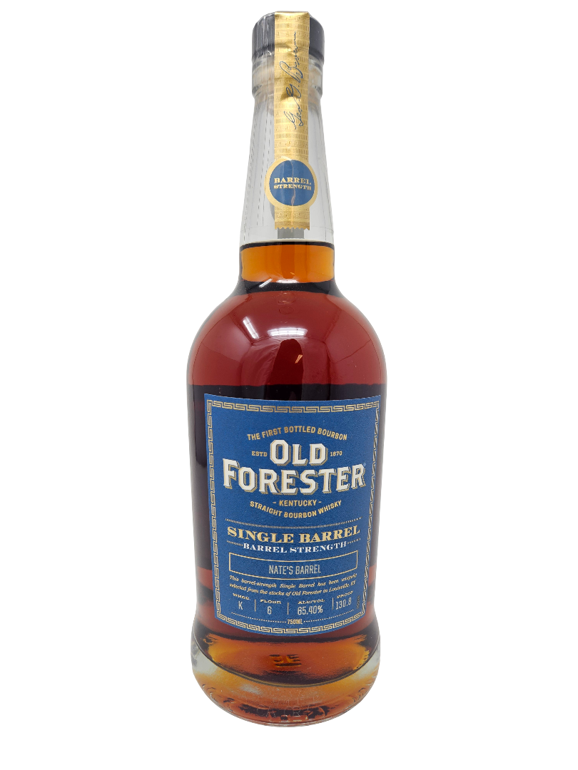 (APRIL 2026 WHISKEY CLUB) OLD FORESTER HEALTHY SPIRITS EXCLUSIVE "NATE'S BARREL" BARREL STRENGTH BOURBON 750ML