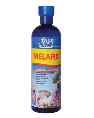 API Marine Melafix  Saltwater Fish And Coral Bacterial Infection Remedy  16 oz