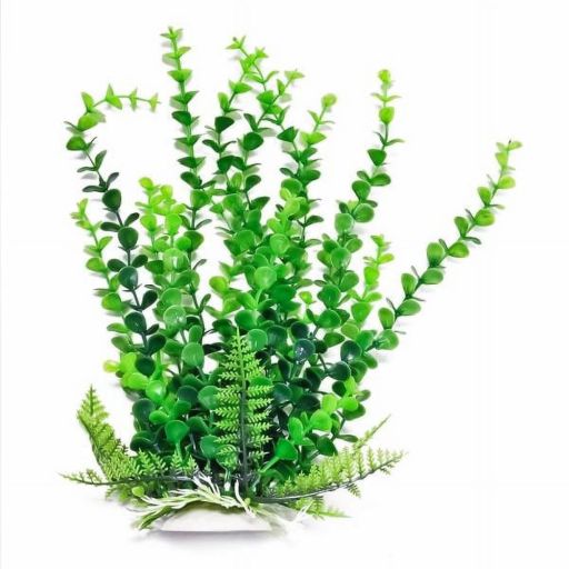 AQUATOP PD-BH32 9 Inch Bacopa-like Aquarium Plant with Weighted Base