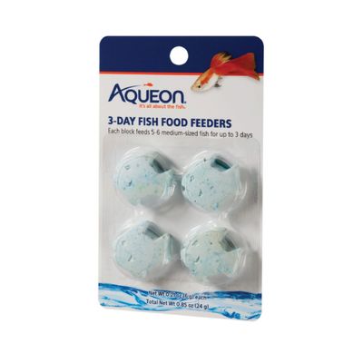 Aqueon 3-Day Fish Food Vacation Feeders  4-Pack