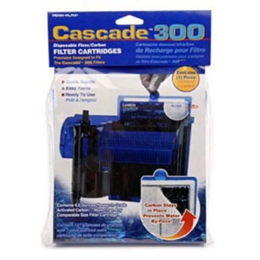 Penn-Plax Cascade Hang-on Power Filter Replacement Cartridges 3 Count Per Pack