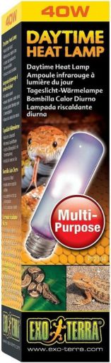 Exo Terra Daytime 40 watt  Heat Lamp Sun Glo Daylight Reptile Bulb