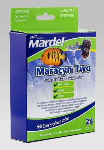 Fritz Aquatics 20 Count Mardel Maracyn 2 Treatments