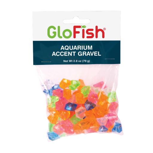 GloFish Mix Accent Gravel for Aquarium Tanks - 2.8oz