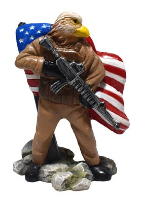 Hikari USA American Hero Series Resin Ornament