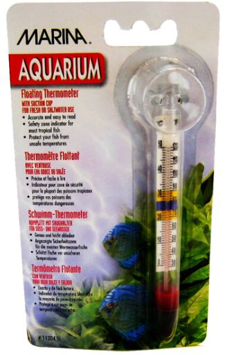 Marina Deluxe Floating Thermometer w/Suction Cup