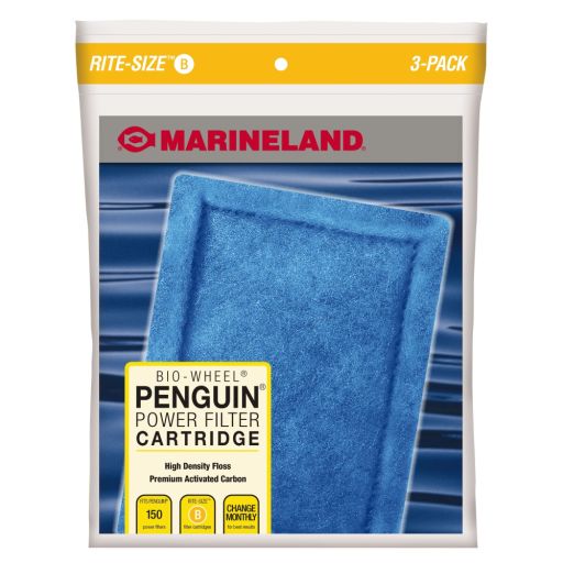Marineland Penguin Bio-Wheel Power Filter Cartridges  Rite-Size B 3 Count