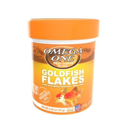 Omega One Goldfish Flakes Fish Food (0.42 oz)