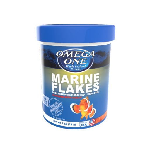 Omega One Marine Flakes with Garlic - 1 oz