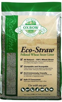 Oxbow Eco-Straw Pelleted Wheat Straw Small Animal Litter  20 lbs.