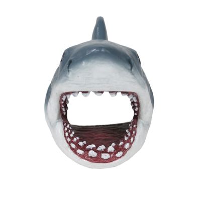 Penn-Plax Jaws Aquarium Fish Tank Decoration – Gray Shark Swim-Through – Small Resin