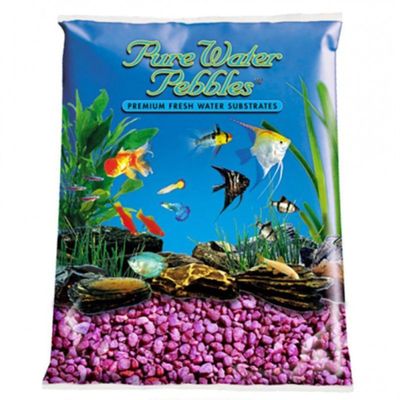 Pure Water Pebbles Neon Purple Aquarium Gravel 5 lbs