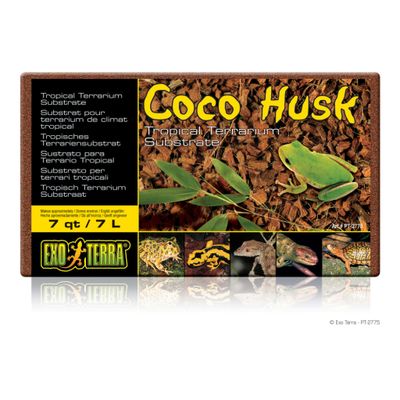Exo Terra Coco Husk Brick Tropical Terrarium Reptile Substrate
