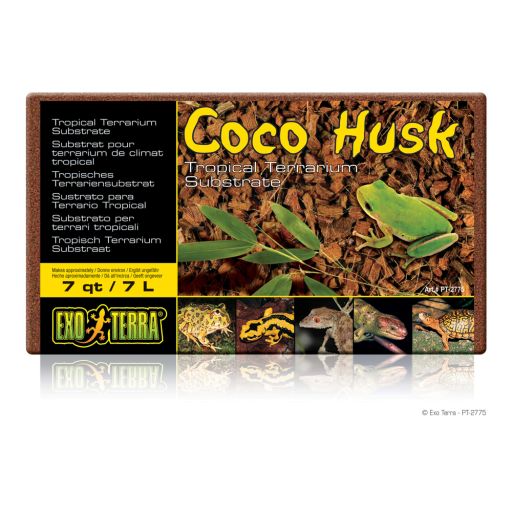 Exo Terra Coco Husk Brick Tropical Terrarium Reptile Substrate