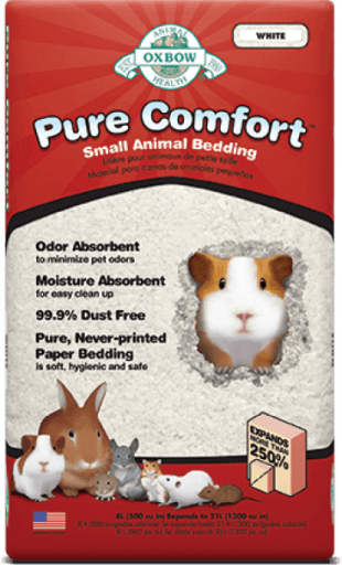 OxbowÂ® Pure Comfort Small Animal White Bedding 36 L