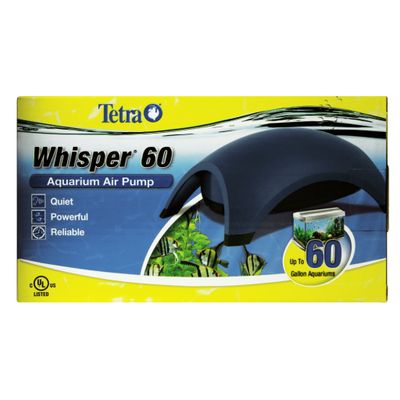 Tetra Whisper Air Pump 30 to 60 Gallons  For Aquariums  Quiet  Powerful Airflow