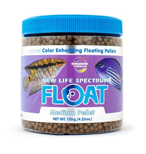 New Life Spectrum Float Fish Food Pellets  Medium (2-2.5mm)  4.23 oz