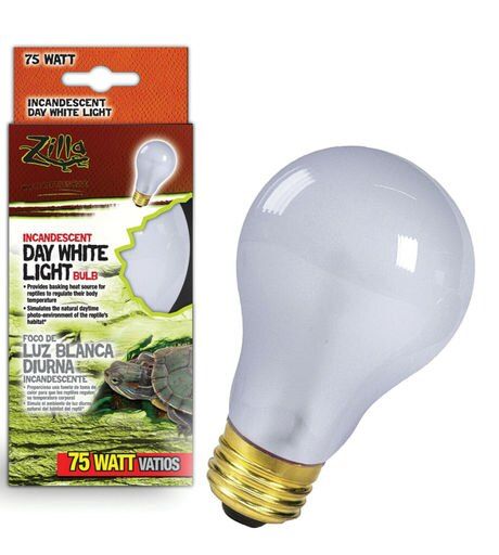 Zilla-Day White Light Incandescent Bulb 75 Watt