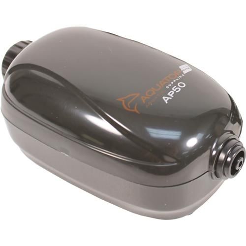 Aquatop Breza Aquarium Air Pump Single Outlet  Fully Adjustable  Super Quiet  up to 50 Gal Fish Tank  AP-50