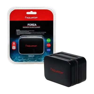 Aquatop Forza Floating Glass Cleaning Magnet 2.76 X 1.85 X 1.38 Inches, for Glass Aquariums 1/4-5/16 Inches Thick, Clam Shell Package, MGC-07