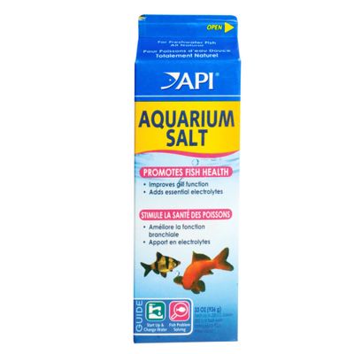 API Aquarium Salt 33 oz. 1 Quart Milk Carton