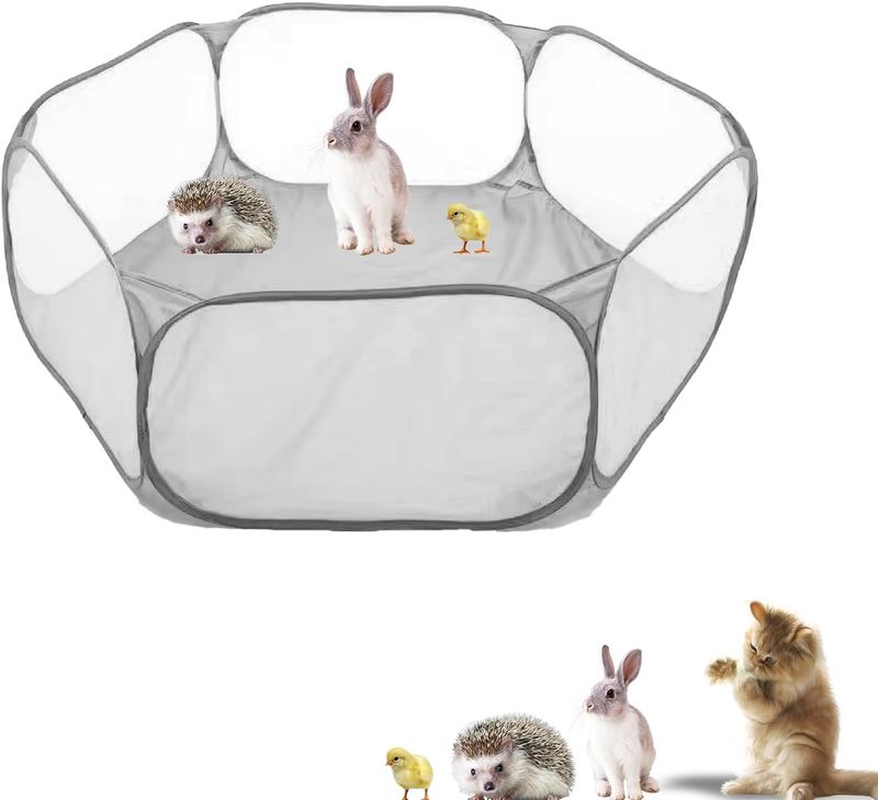 Pop Open Portable Playpen for Small Animals