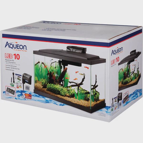 Aqueon Basic 10 Gal Aquarium Starter Kit