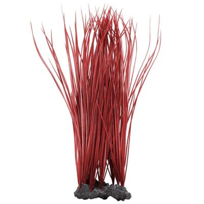 Aquatop 16 in. Onion Grass Aquarium Plant, Red