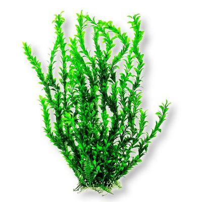 Aquatop® Hygro-Like Aquarium Plant 26 Inch Light Green Color with Weighted Base