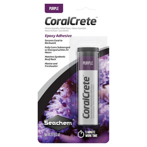Seachem CoralCrete Purple Epoxy Adhesive - 2 oz