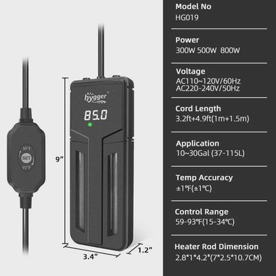 hygger Aquarium Double Quartz Heater