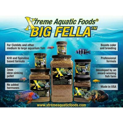 Xtreme Aquatic Foods Big Fella™- 3mm slow-sinking pellet 5oz