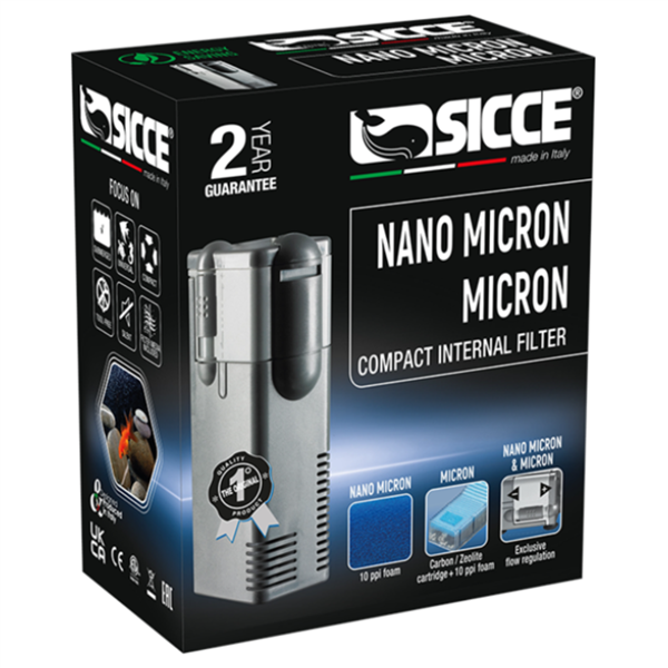 Sicce NANO Micron Internal Filter - 53gph