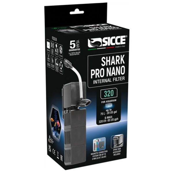 Sicce Shark PRO Nano 320 Internal Filter