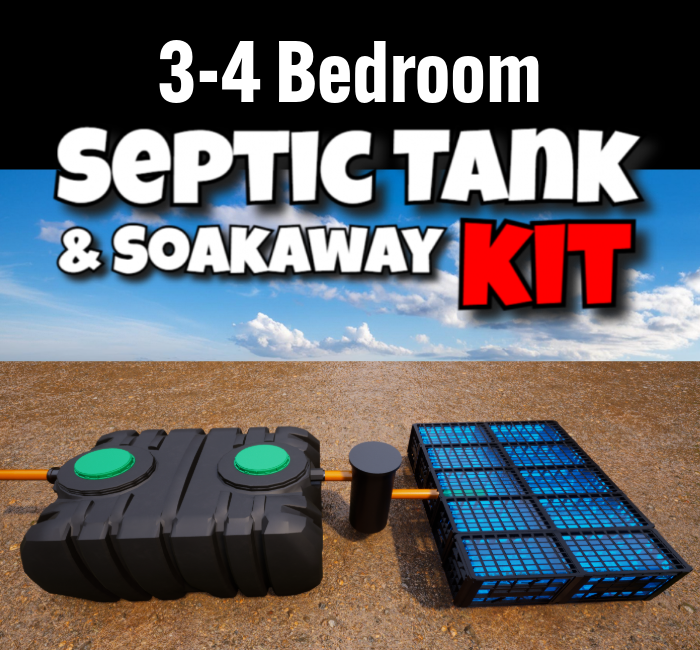 Septic Tank Soakaway Kit 3-4 Bedroom
