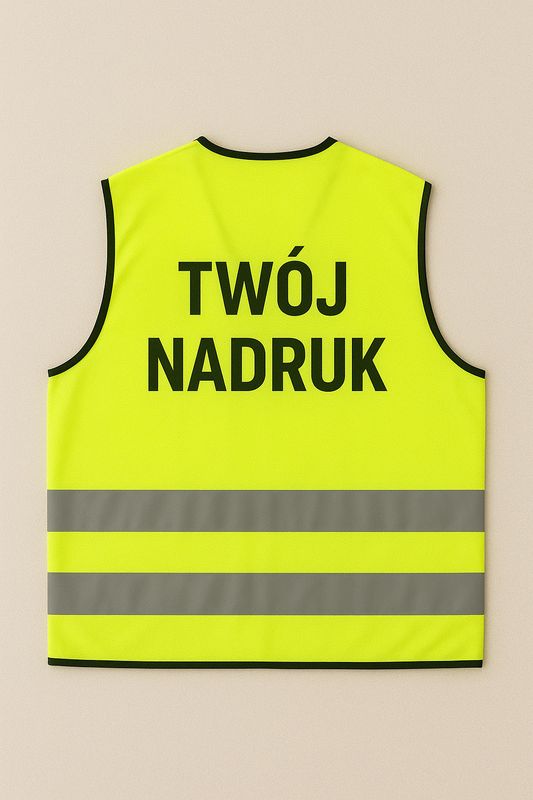 Odblaskowe kamizelki z nadrukiem