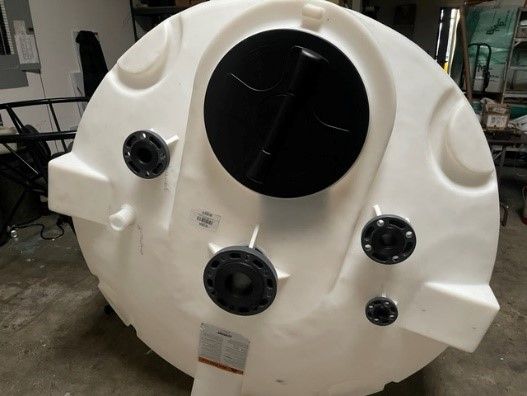 Gusseted Flanges and Tri-clamp Fittings Installed