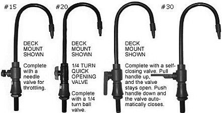 Liquid Dispensing Assemblies Laboratory Faucets / Goosenecks